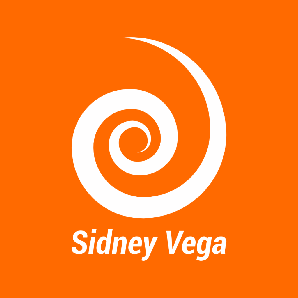 Sidney Vega orange square logo